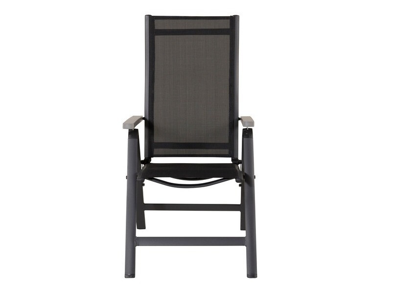 Chaise de jardin Dallas 738 (Noir)