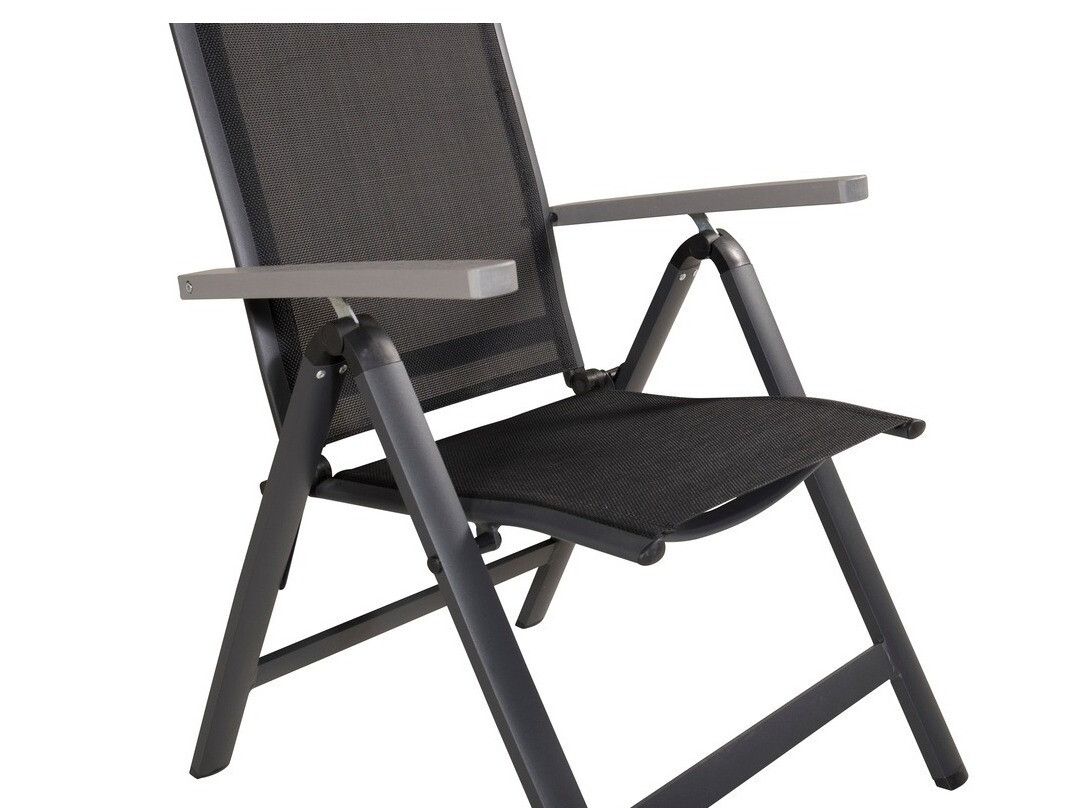 Chaise de jardin Dallas 738 (Noir)