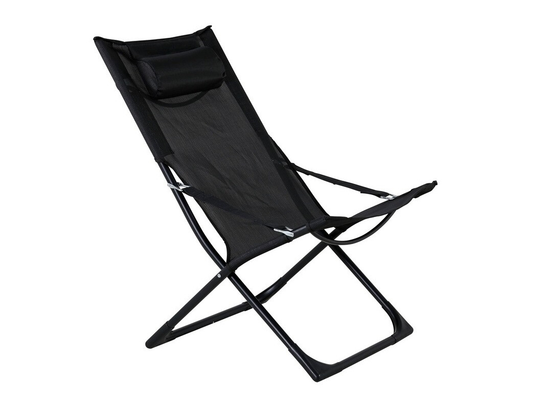 Chaise de jardin Dallas 800 (Noir)