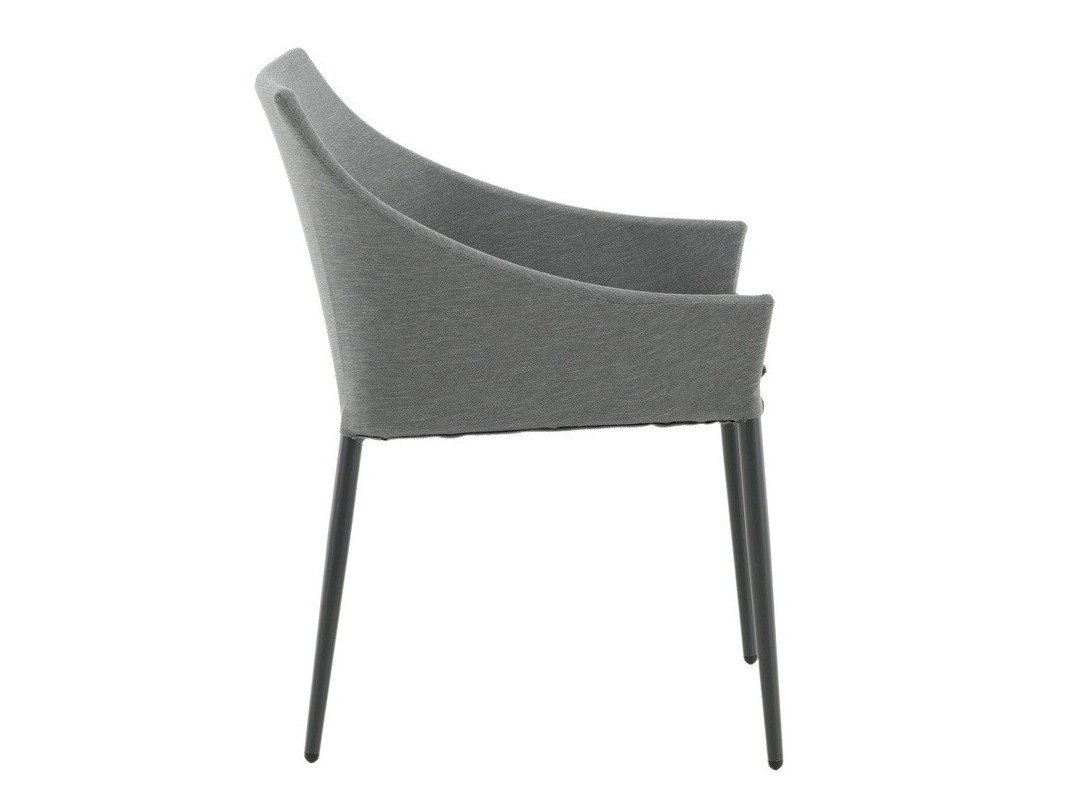 Chaise de jardin Dallas 2563 (Noir + Gris)