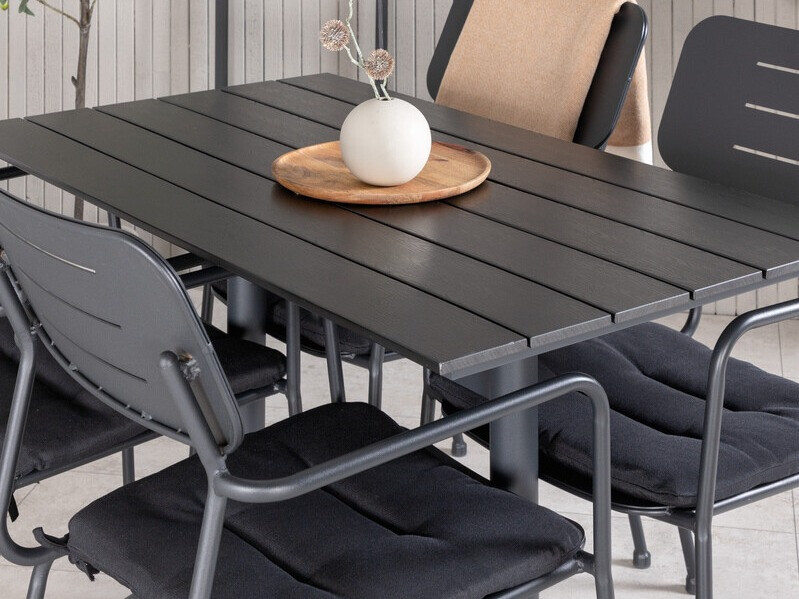 Chaise de jardin Dallas 2773 (Noir)
