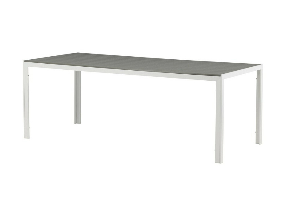 Table de jardin Dallas 906 (Gris + Blanc)