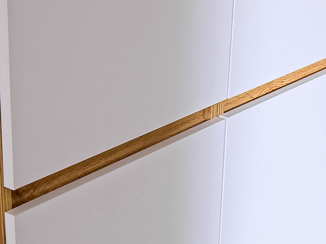Étagère Evaropha 102 (Chêne wotan + Blanc)