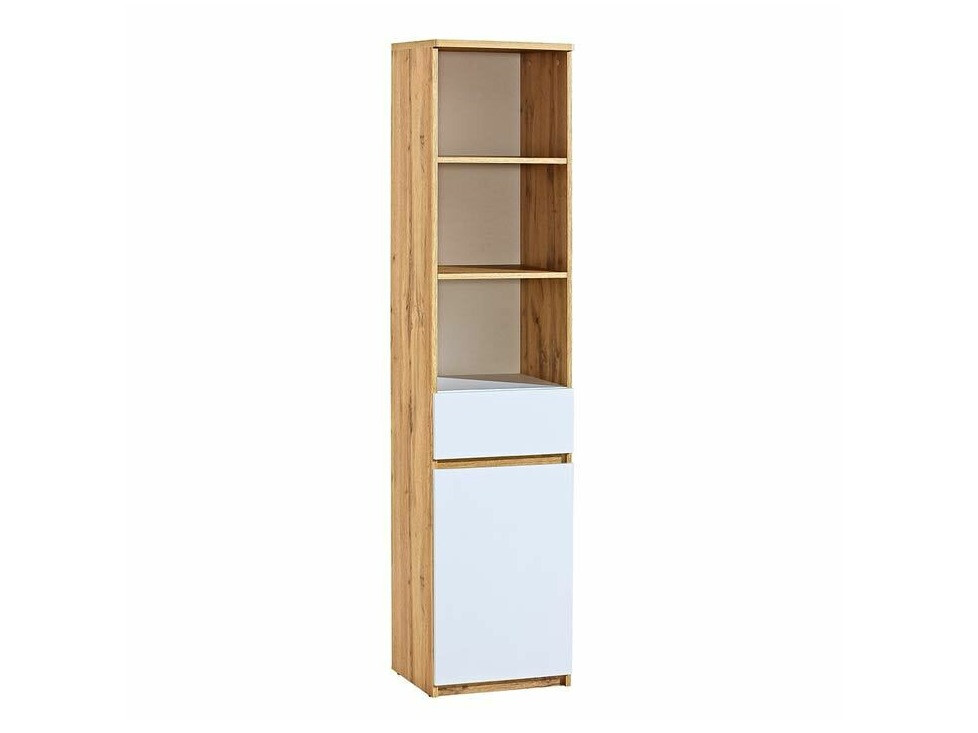 Étagère Evaropha 102 (Chêne wotan + Blanc)
