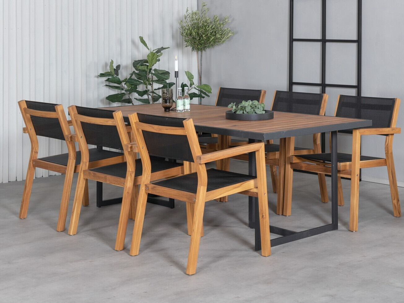 Ensemble table et chaises Dallas 2919