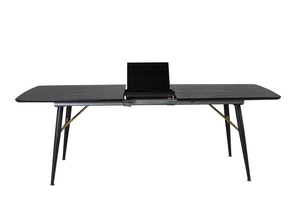 Salle à manger complète Dallas 1443 (Blanc + Noir)