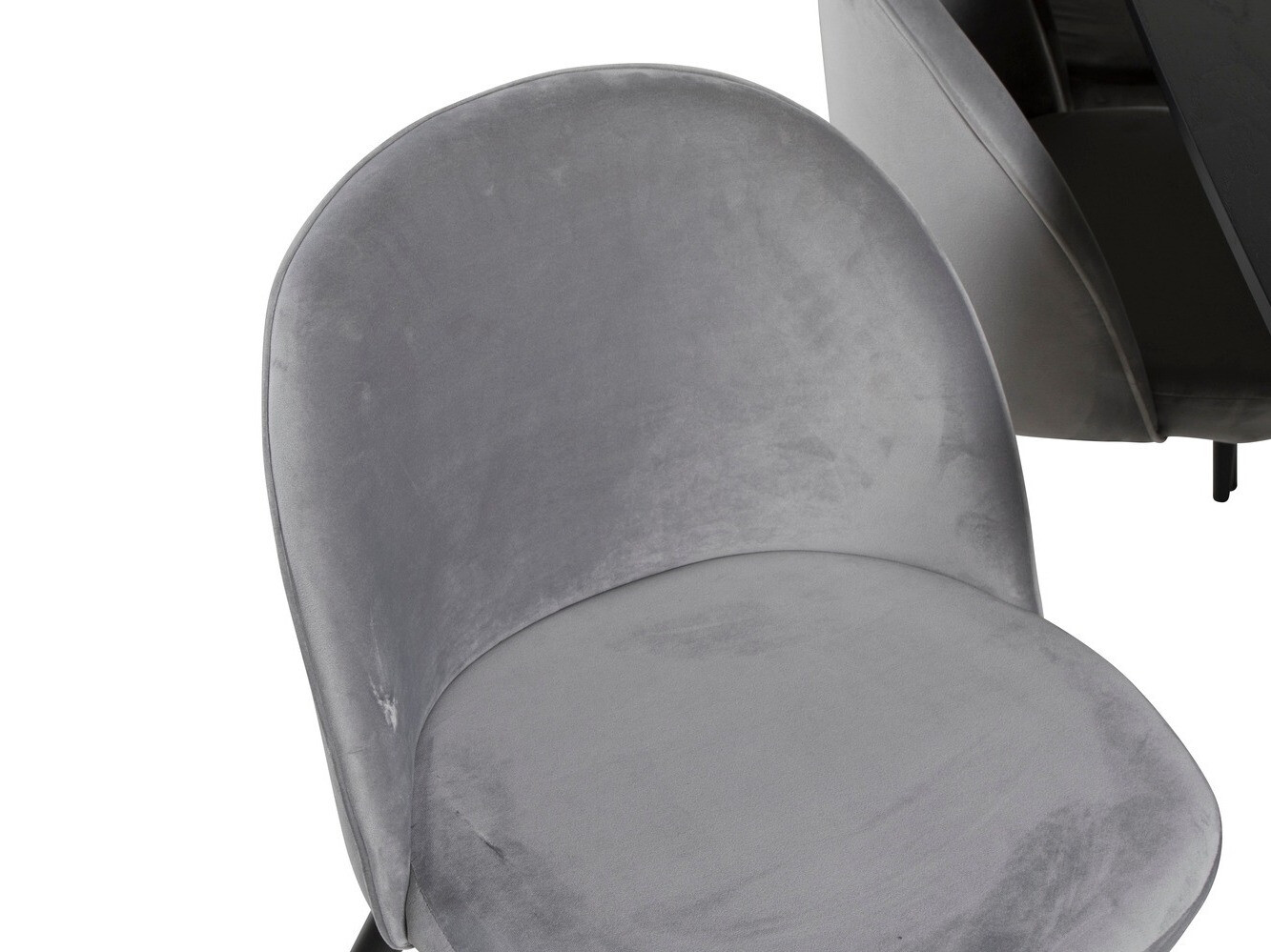 Salle à manger complète Dallas 1449 (Gris clair + Noir)