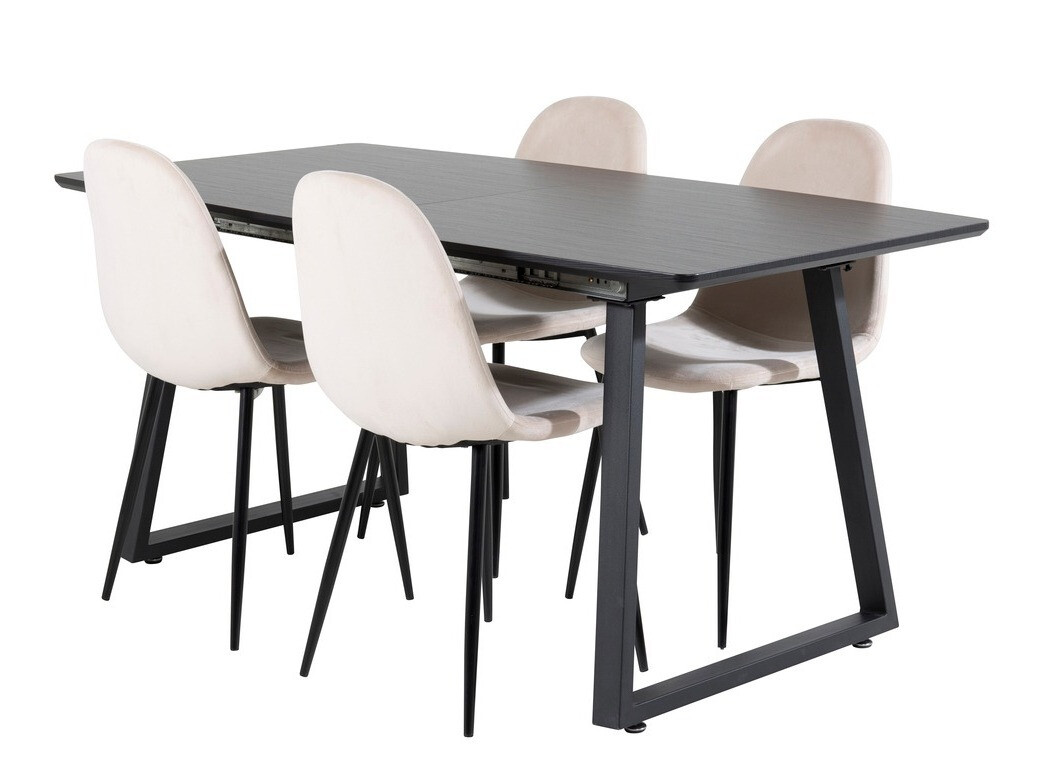 Salle à manger complète Dallas 1616 (Beige)