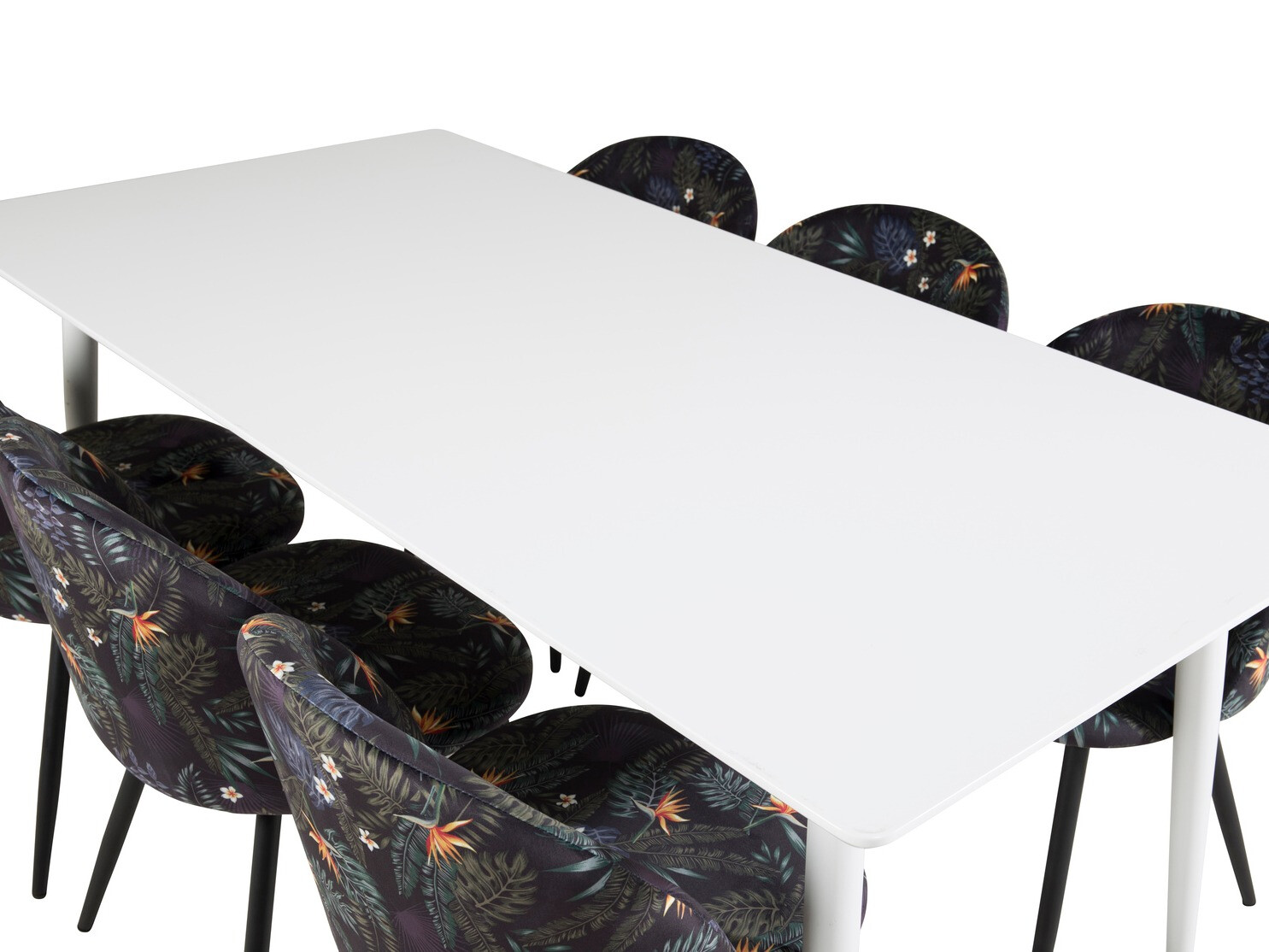 Salle à manger complète Dallas 1624 (Motif floral)