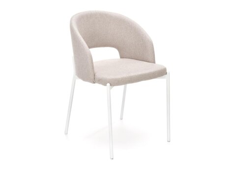 Chaise Houston 1266 (Crème + Blanc)
