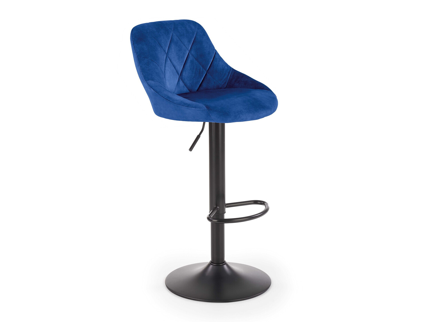 Chaise de bar mi-hauteur Houston 995 (Bleu foncé)