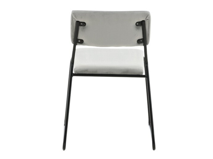 Chaise Dallas 2613 (Gris clair + Noir)