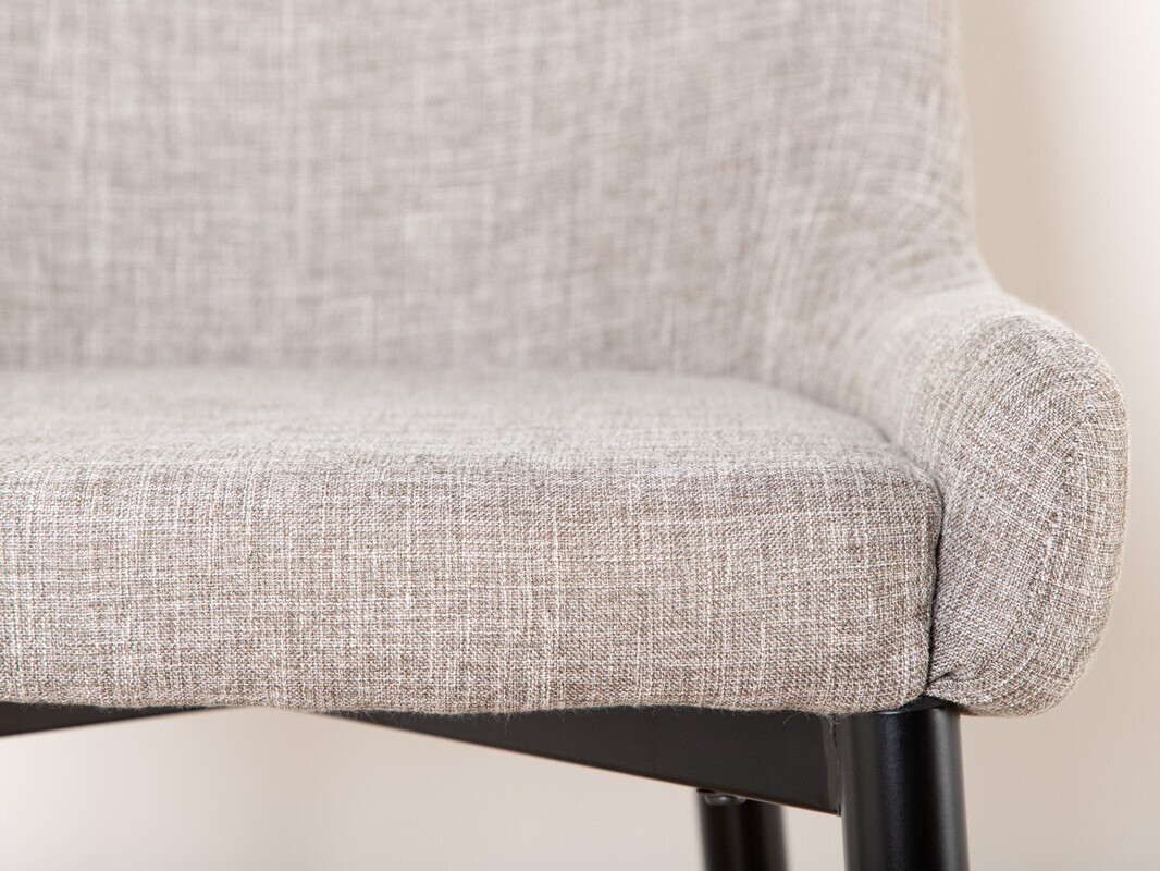 Chaise de bar Dallas 2647 (Beige + Noir)