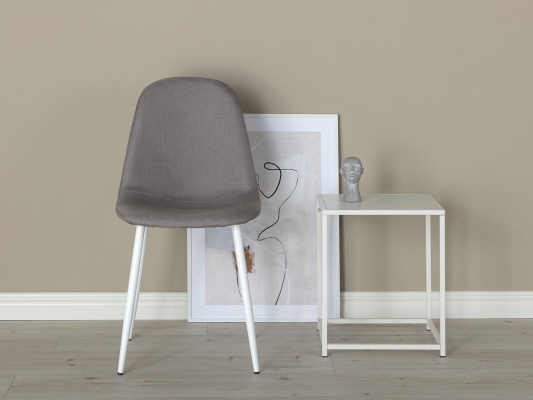 Chaise Dallas 3222 (Gris + Blanc)