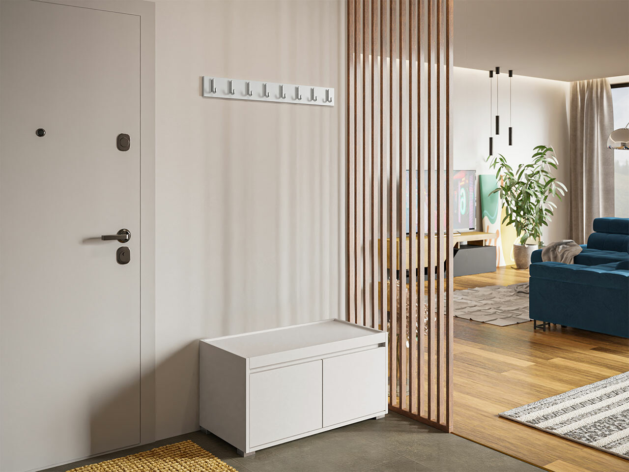 Meuble d'entrée Comfivo Pinus III