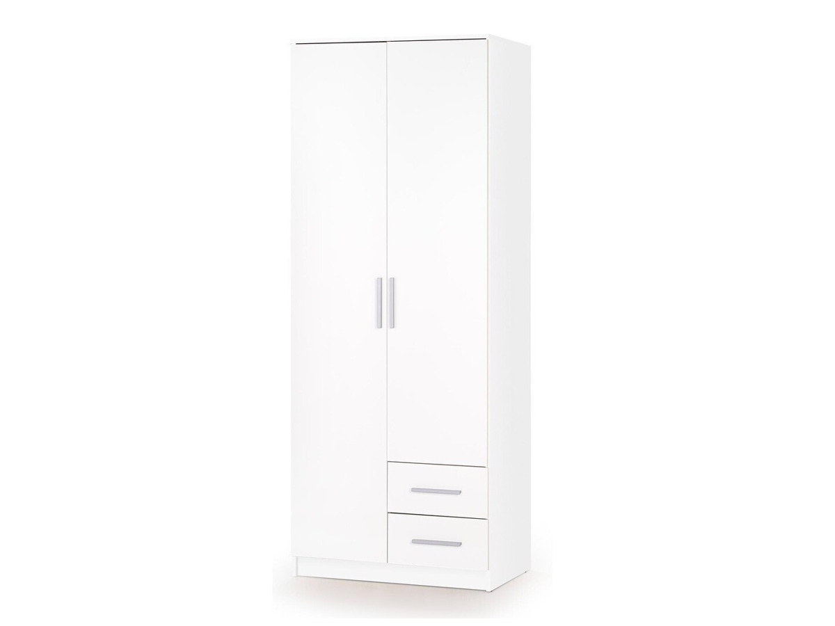 Armoire Cirveso 112 (Blanc + Blanc brillant)