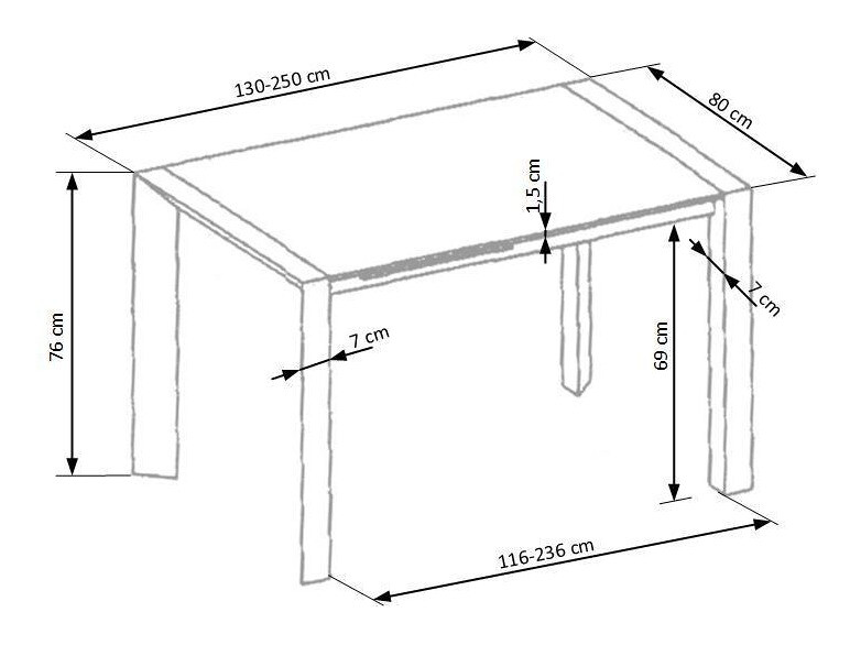 Table Houston 124