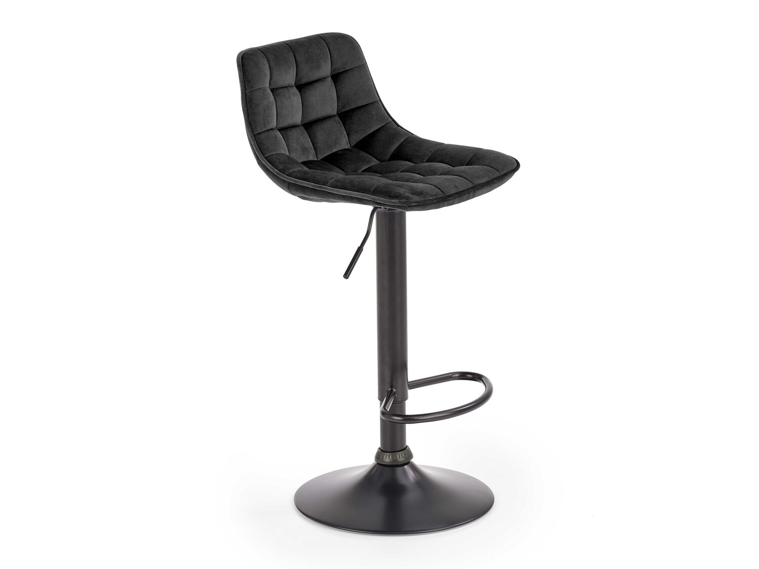 Chaise de bar mi-hauteur Houston 964 (Noir)