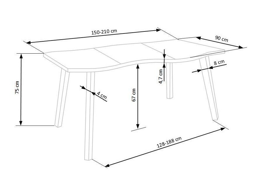 Salle à manger complète Houston Lector