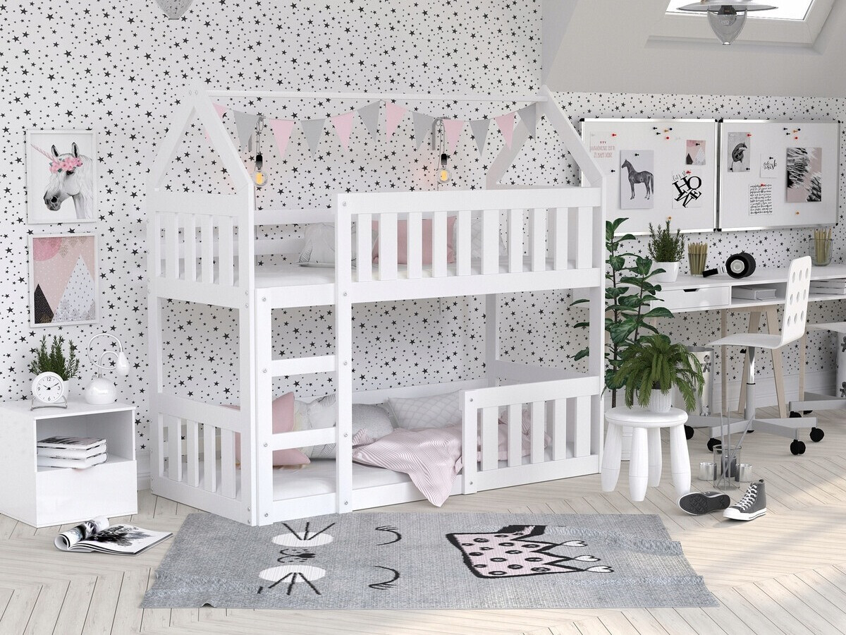 Lit superposé Aurora 175 (Blanc)