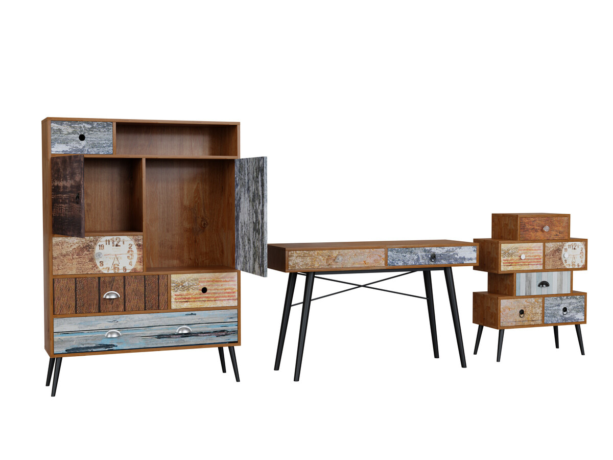 Ensemble de bureau à domicile Evarmori 108