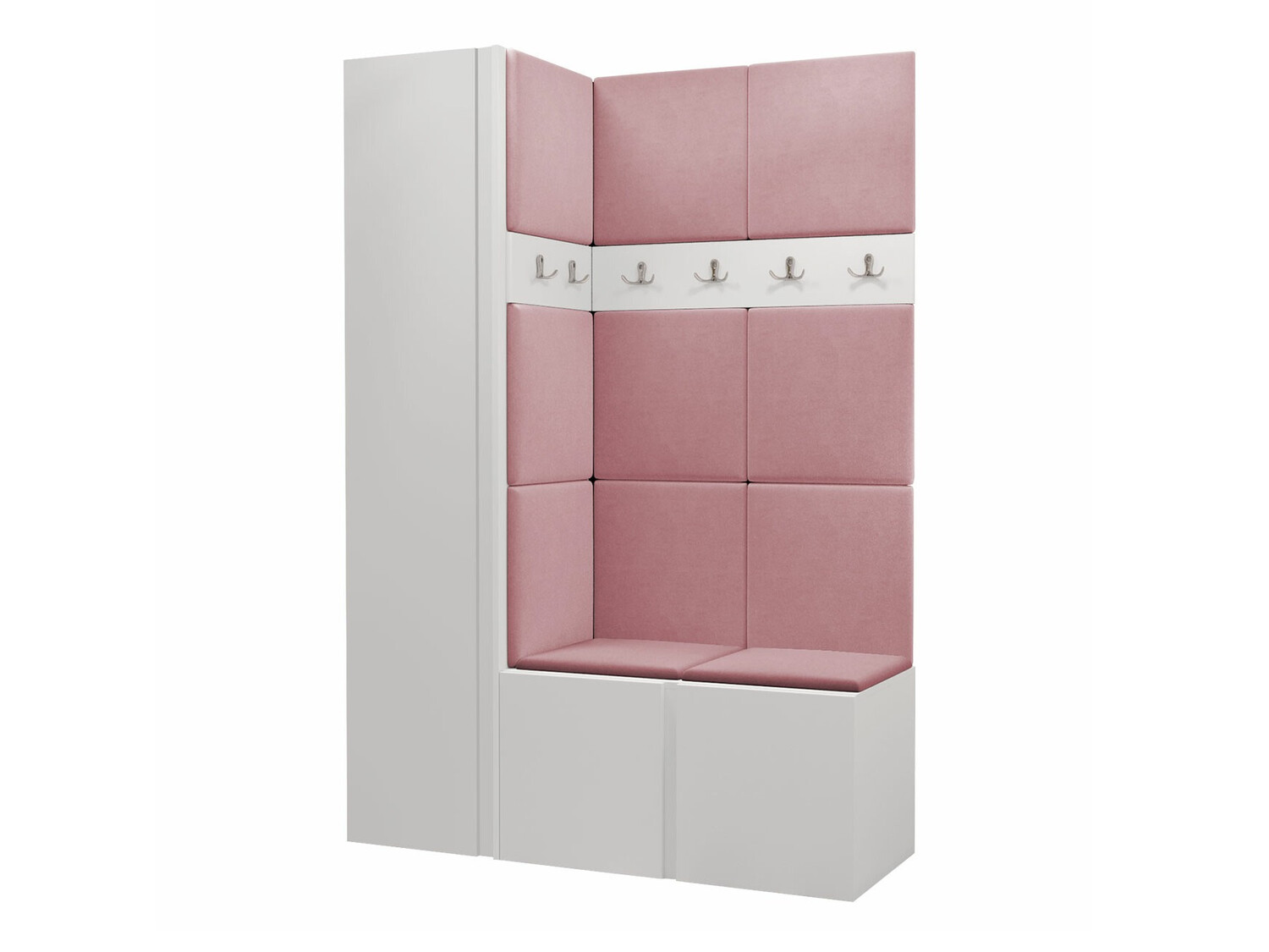 Meuble d'entrée Pinis IX (Blanc)