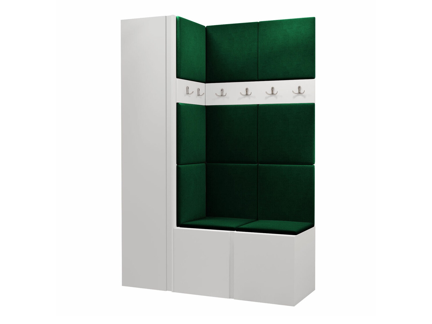 Meuble d'entrée Pinis IX (Blanc)