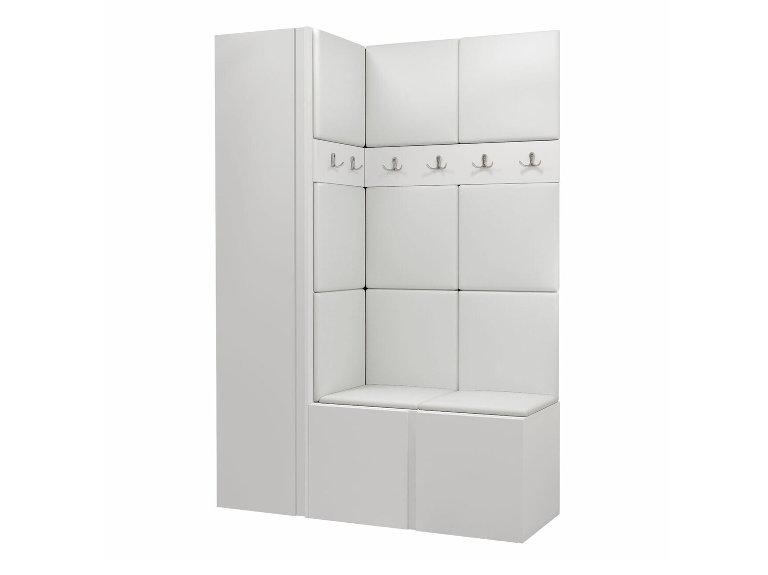 Meuble d'entrée Pinis IX (Blanc)
