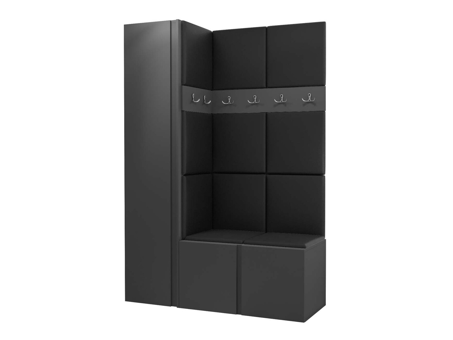 Meuble d'entrée Pinis IX (Graphite)