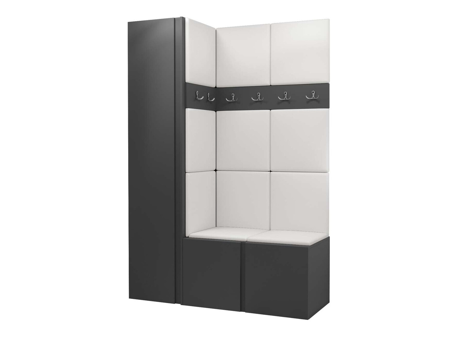 Meuble d'entrée Pinis IX (Graphite)