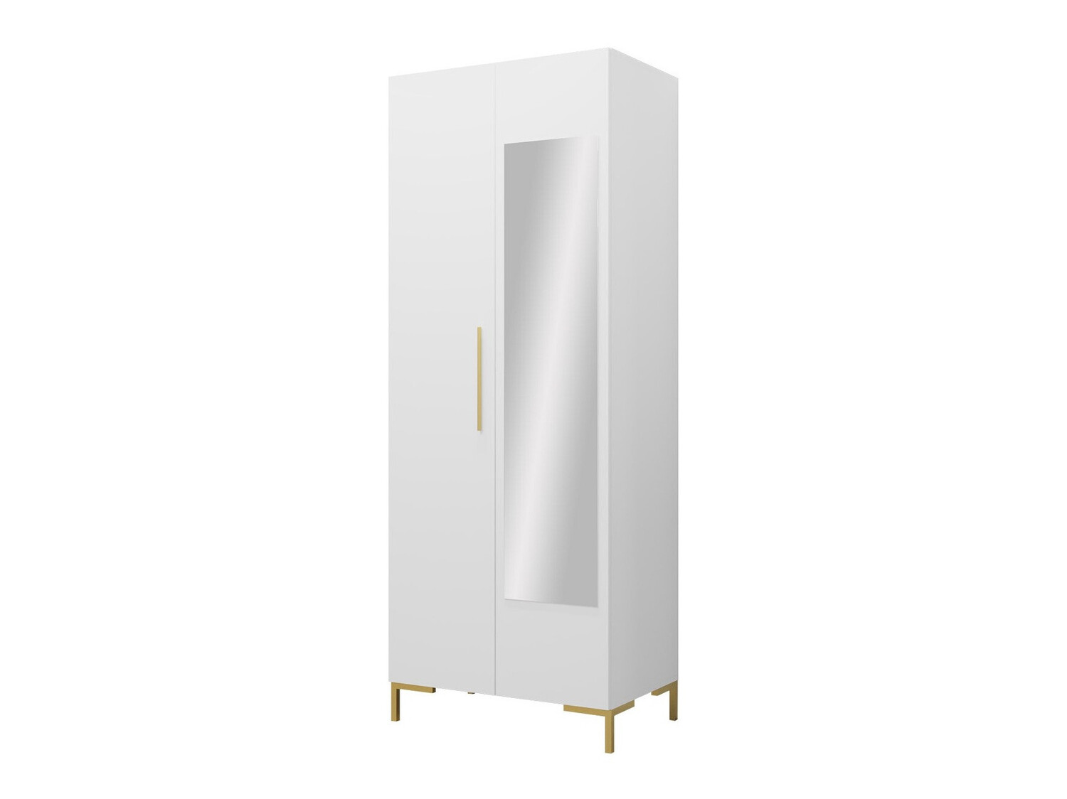 Armoire Nomal I (Blanc + Doré)