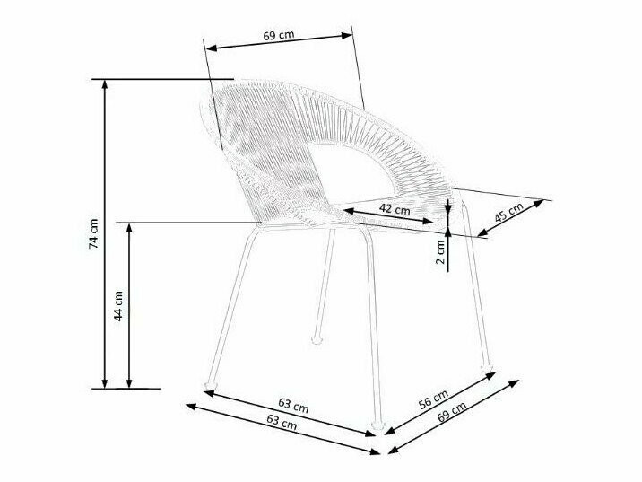 Chaise de jardin Houston 446