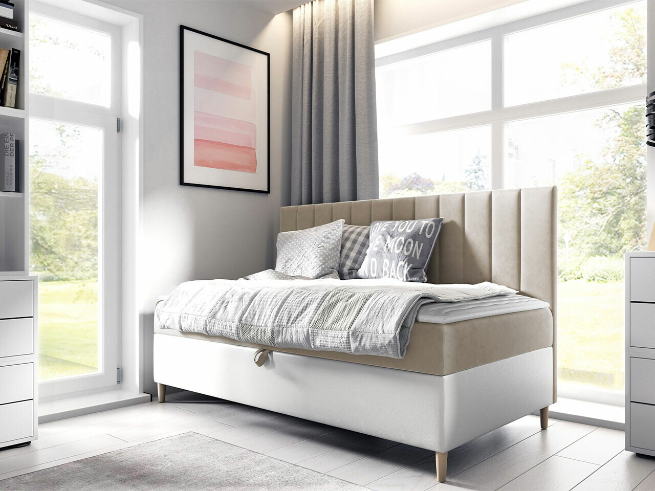 Lit boxspring Lucus I (Soft 017 + Fresh 1)