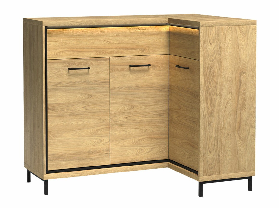 Commode d'angle Etrmoni 106 (Clair bois)