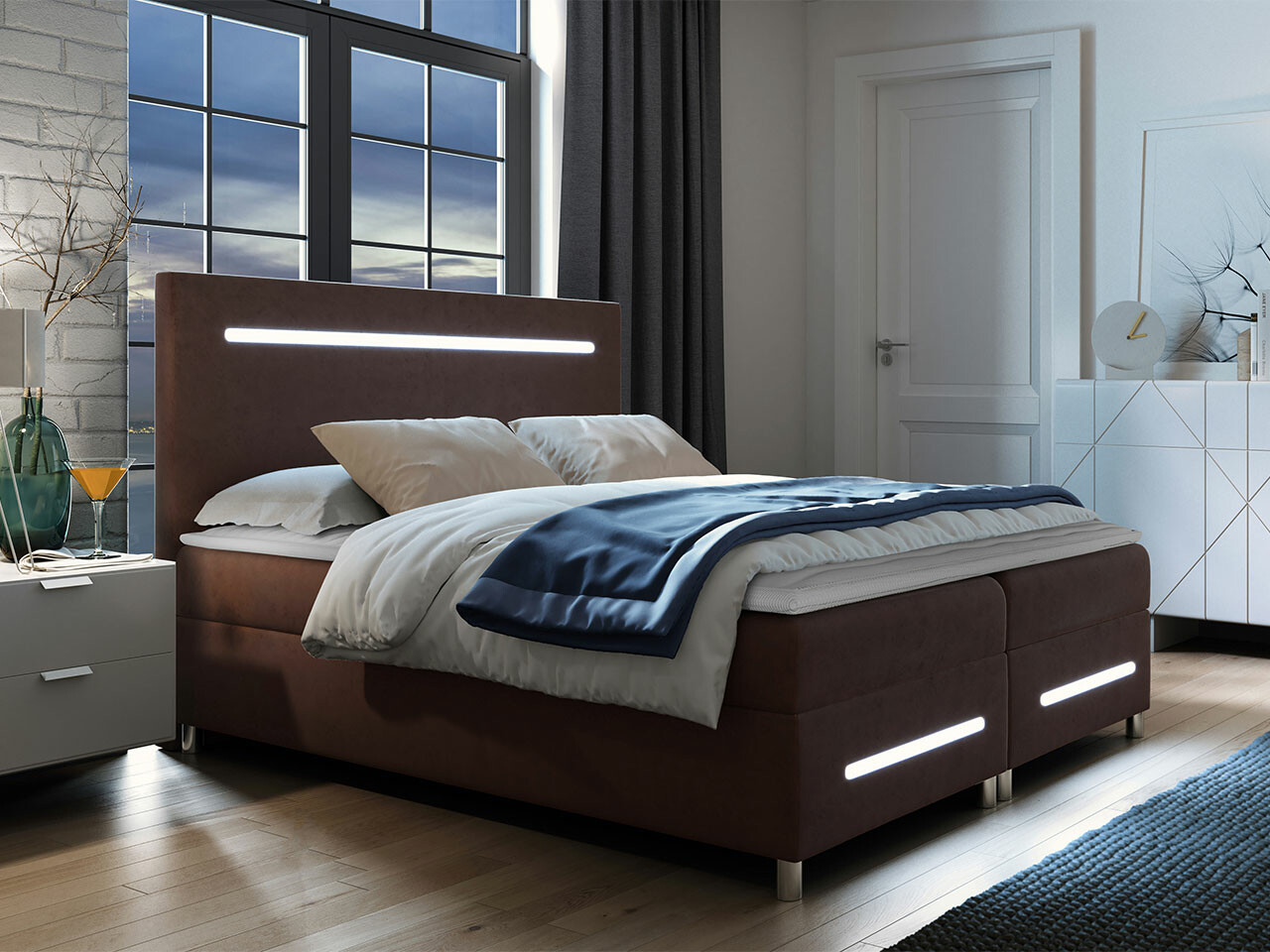 Lit boxspring Pluvia (Fresh 4)
