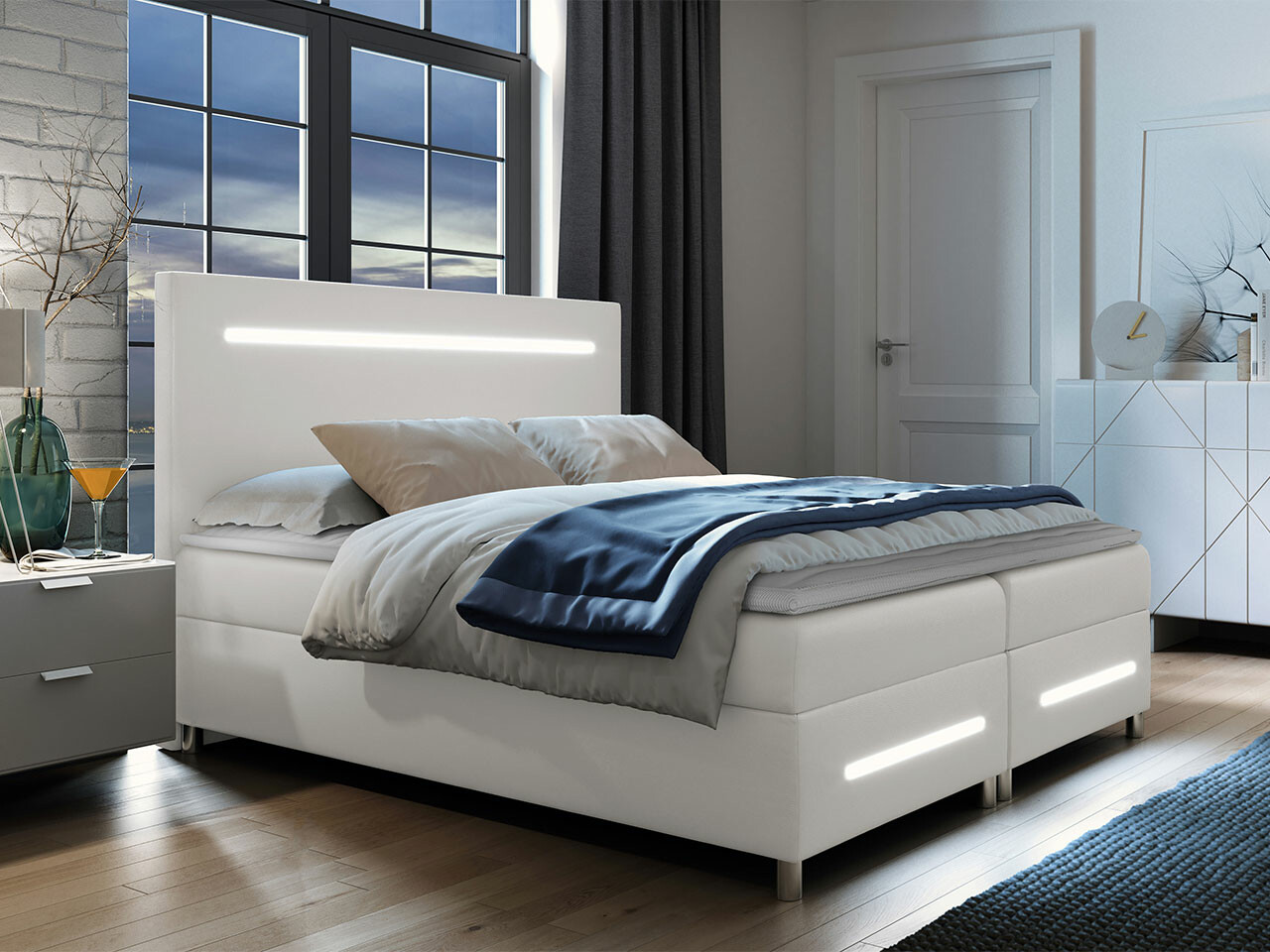 Lit boxspring Pluvia (Soft 017)
