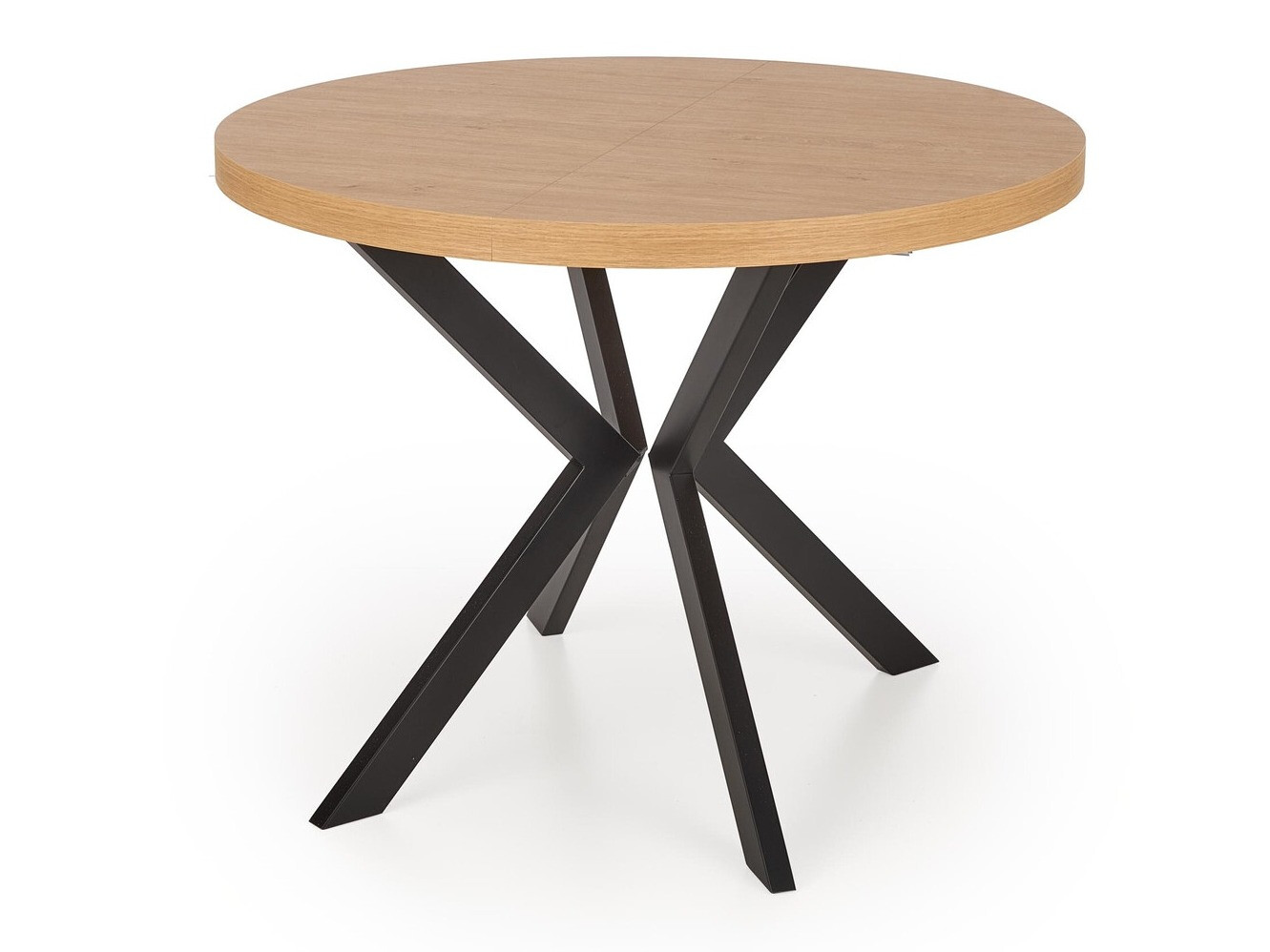 Table Houston 1495 (Chêne doré + Noir)