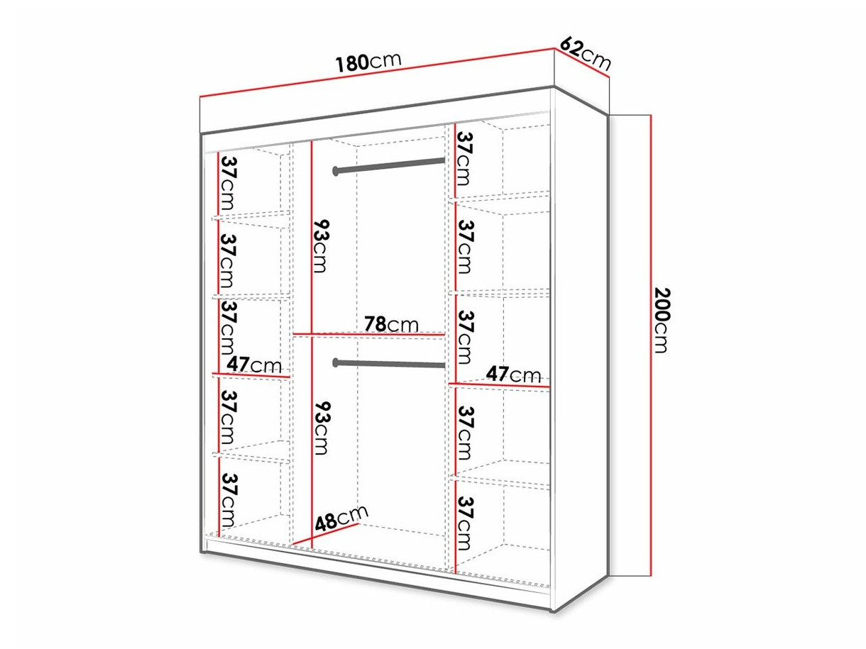 Armoire Anulio IV (Blanc)