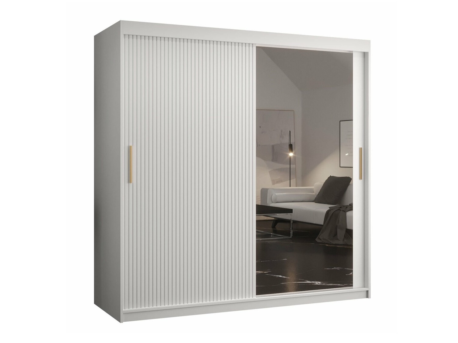 Armoire Anulio V (Blanc)