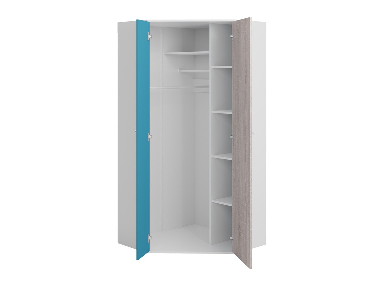 Chambre enfant complète Camteso 114 (Noir + Chêne + Beige)