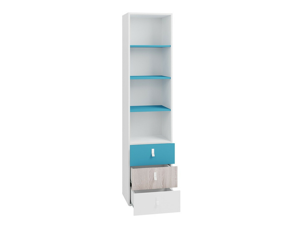 Chambre enfant complète Camteso 115 (Noir + Chêne + Beige)