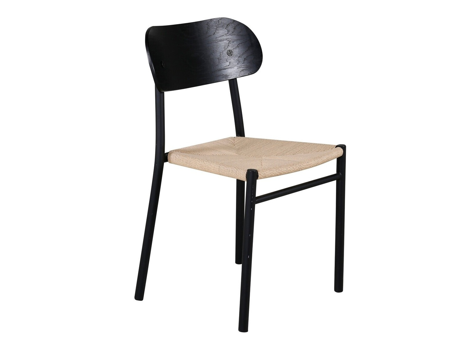 Chaise Dallas 254 (Noir + Brun clair)