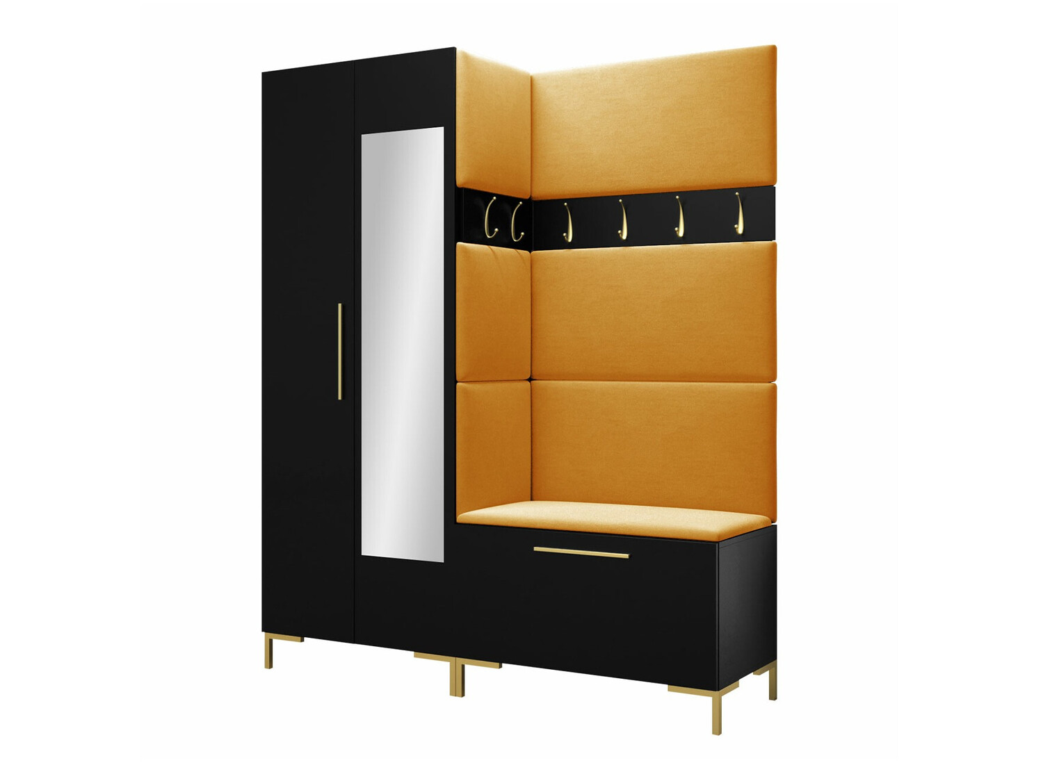 Meuble d'entrée Nomal IX (Noir)