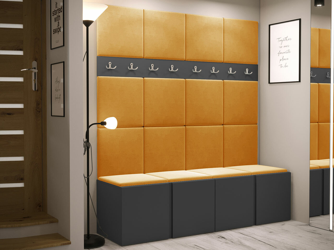 Meuble d'entrée Hartford 268 (Graphite)