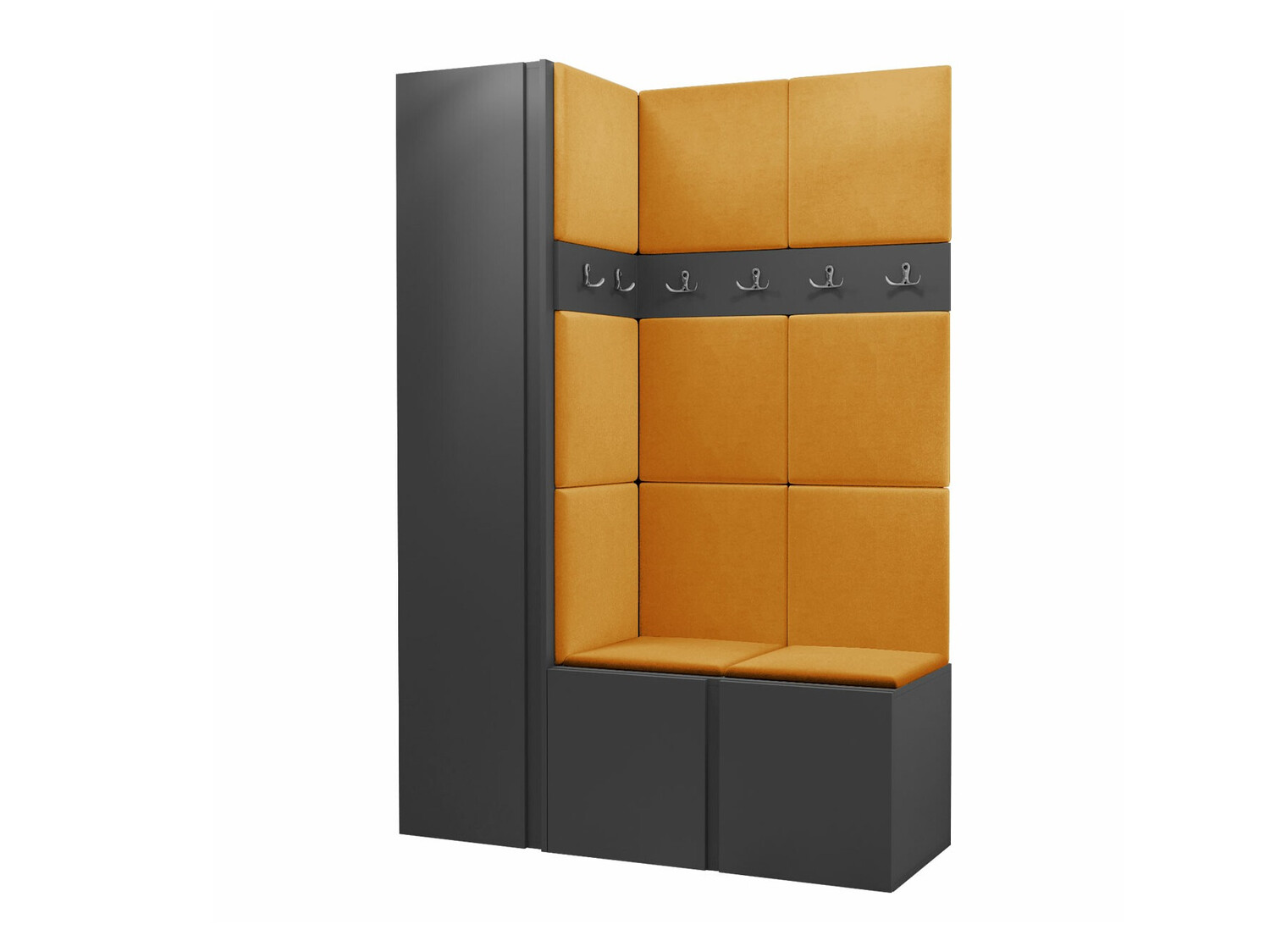 Meuble d'entrée Pinis IX (Graphite)