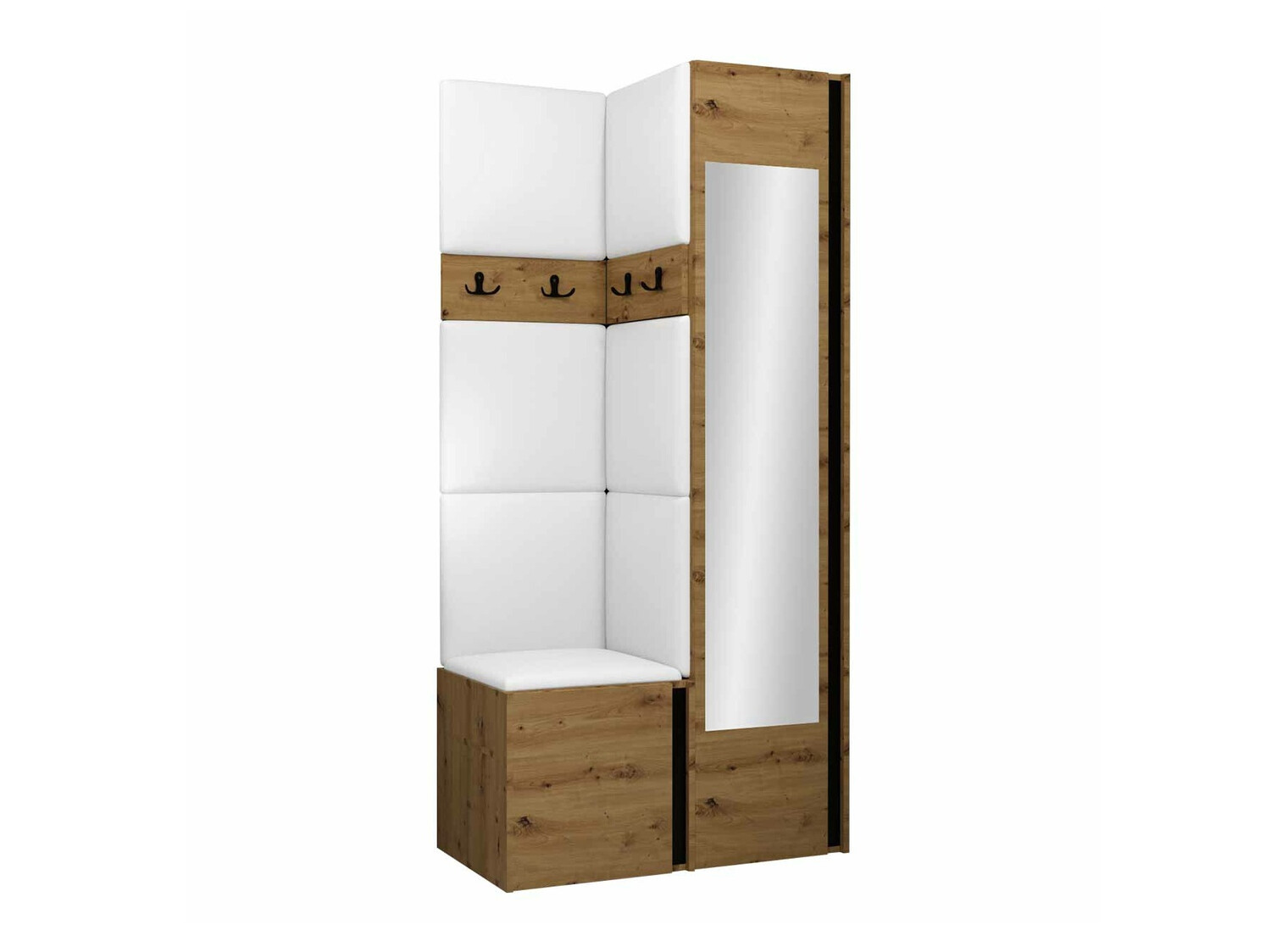 Meuble d'entrée Pinis XXV (Faux cuir Soft 017)