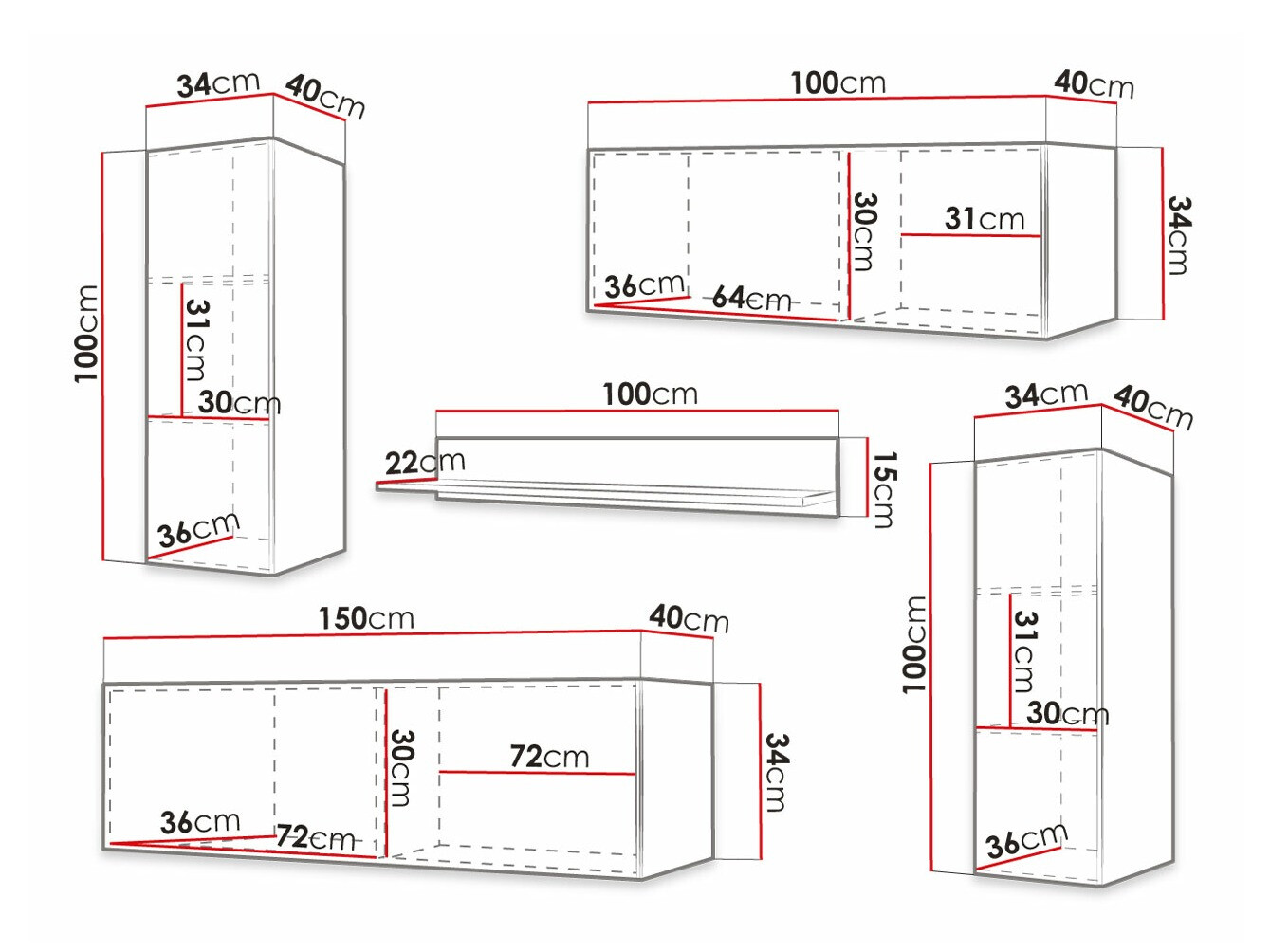 Ensemble de salon Anulio II (Noir)
