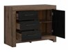Commode Dunfelu 106 (Chêne du Monastery + chêne noir)