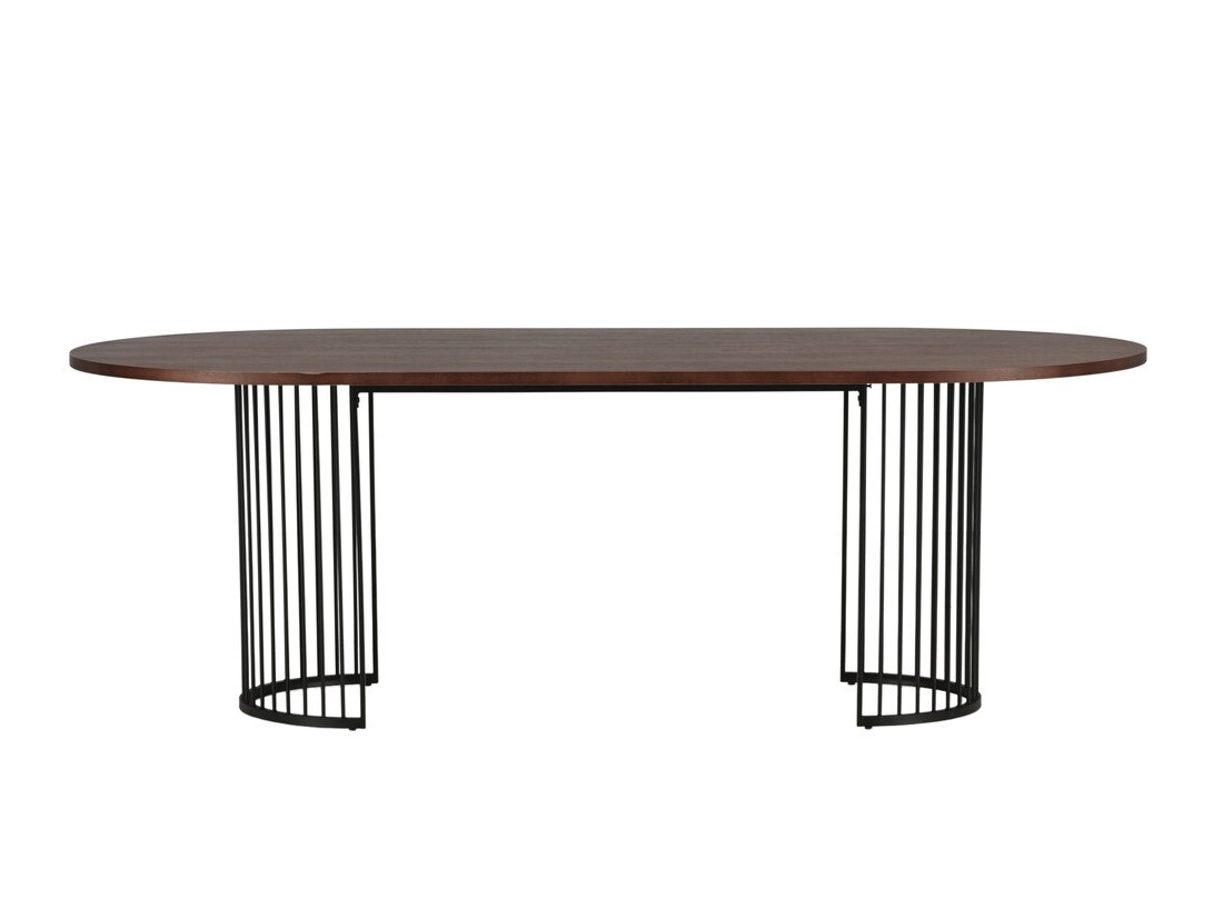 Table Dallas 3276 (Noix + Noir)
