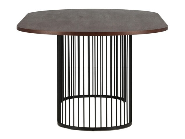 Table Dallas 3276 (Noix + Noir)